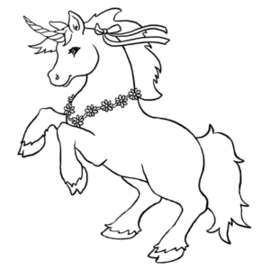 Desenhos de unicórnio para imprimir e colorir