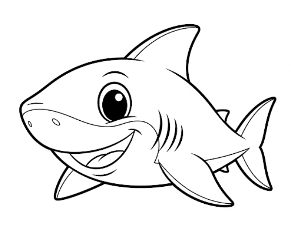 Desenhos de Animais Marinhos para Imprimir e Colorir