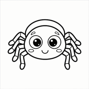 Aranhas para imprimir e colorir