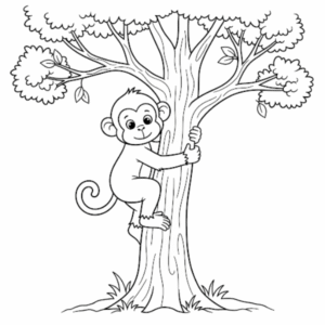 Macacos para imprimir e colocir