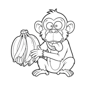 Macacos para imprimir e colocir