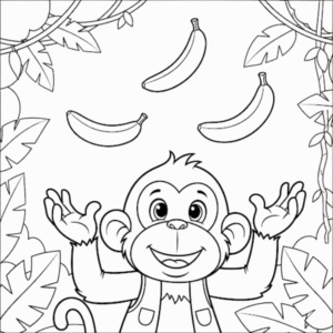 Macacos para imprimir e colocir