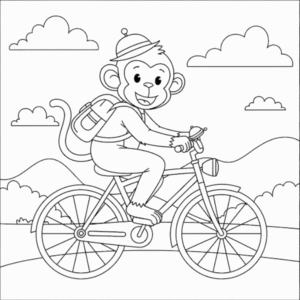 Macacos para imprimir e colocir