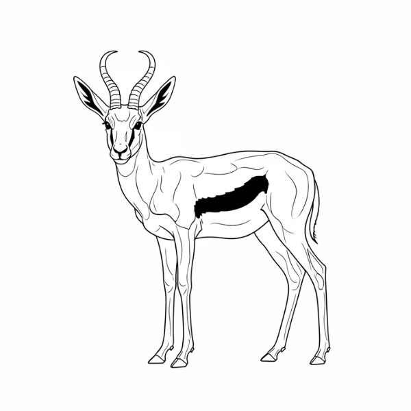 Animais africanos para imprimir e colorir