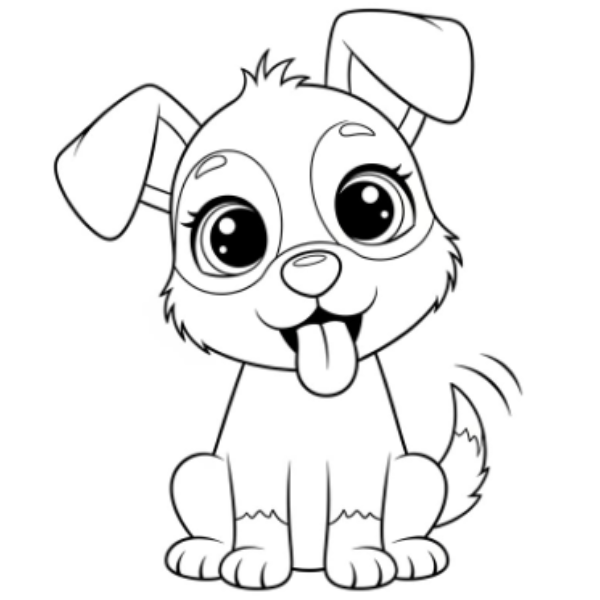 Animal doméstico para colorir