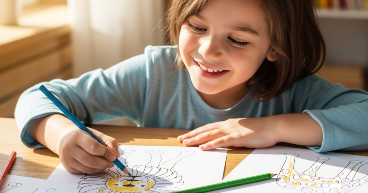 Benefícios de colorir