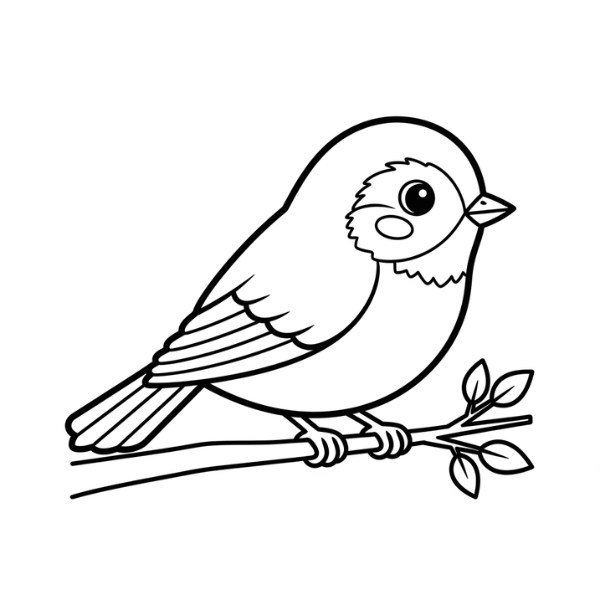 Passarinho em um galho