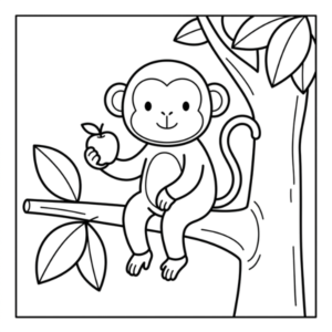 Macaco na árvore